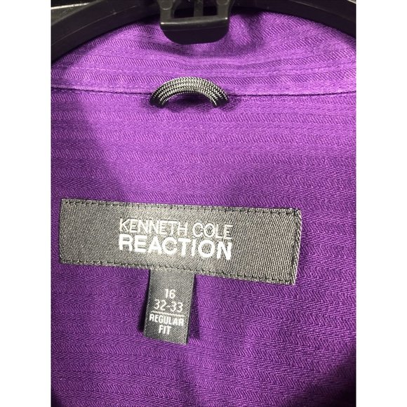 Kenneth Cole Reaction Shirt Men’s Button Down Size 32-33 - 16 Cotton - Picture 3 of 11